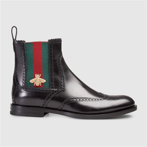 gucci mens boots|Gucci men's motorcycle boots.